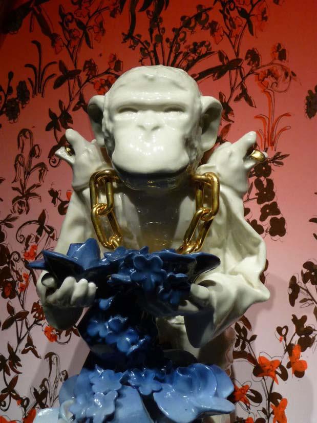Hy-Que Monkey, Ready to Die, installation detail, Red Star/Belger Art Center, Kansas