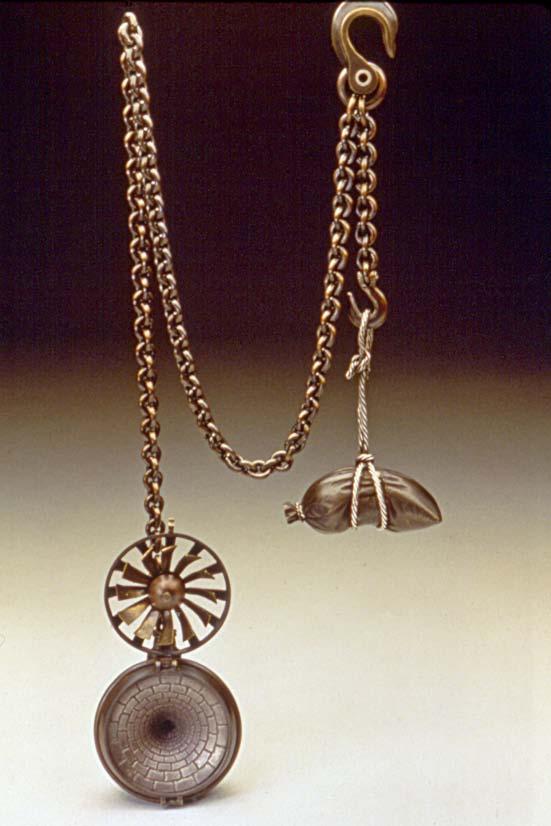 Left: Egress, 1995 Sterling silver, copper, brass 21 x 1.75 x 1.