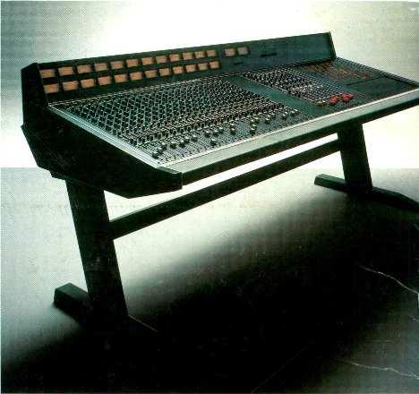 This is the mixing console that will cause a revolution in 24 track studios. The world's first Dual Mode mixing console.