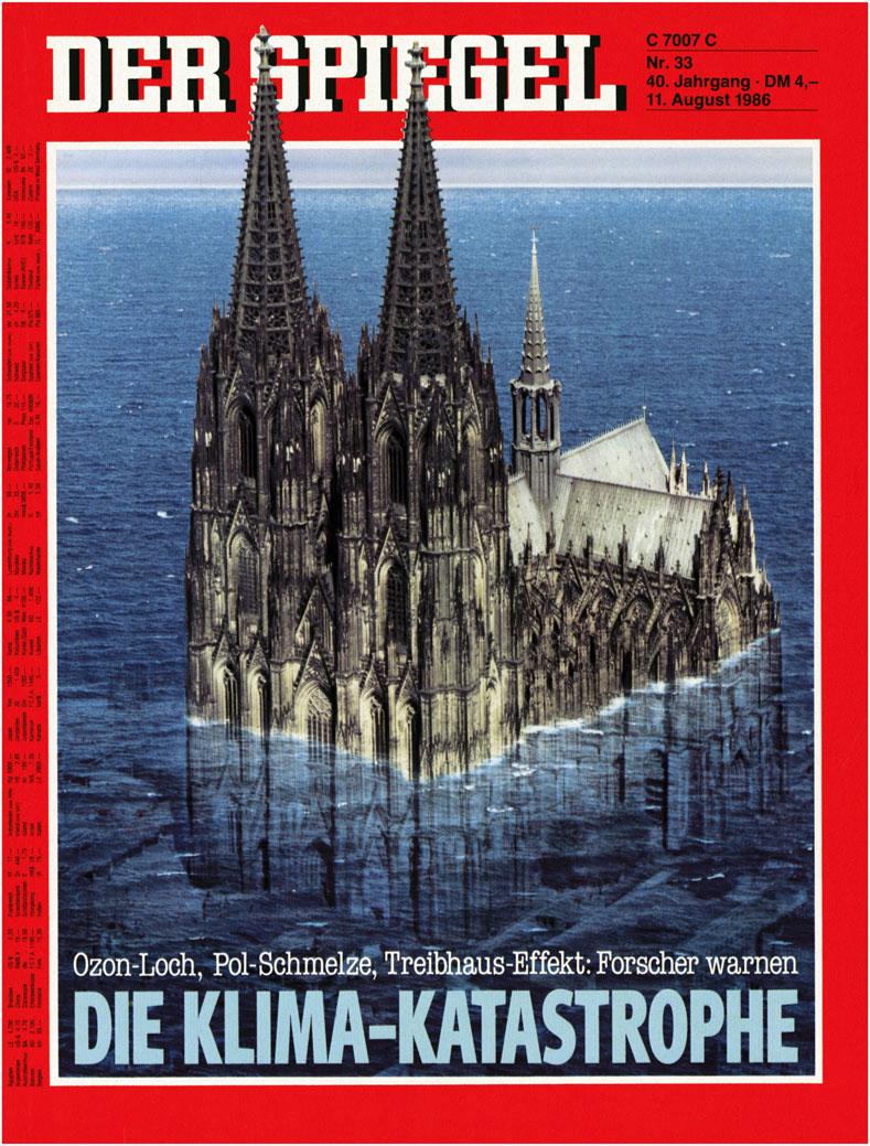 Picturing the future-conditional Page 9 2016 Volume 3 Issue 2 e00019 Figure 6 Front cover of Der Spiegel 33/1986, Die Klima-Katastrophe Source: Reproduced with kind permission. technological change.