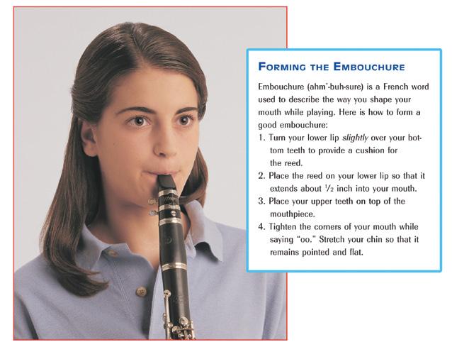 Every few pages, you ll find the phrase Accent on Clarinet, or Accent on Flute, etc. These are specialized technical exercises designed to address the specific technical problems for each instrument.