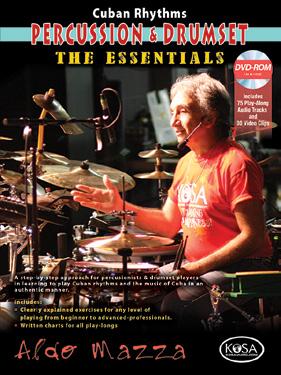 Most rhythms are written for the timbales, but may be played on drums, cymbal, or cowbell by making simple substitutions. Book (00-7)...$6.