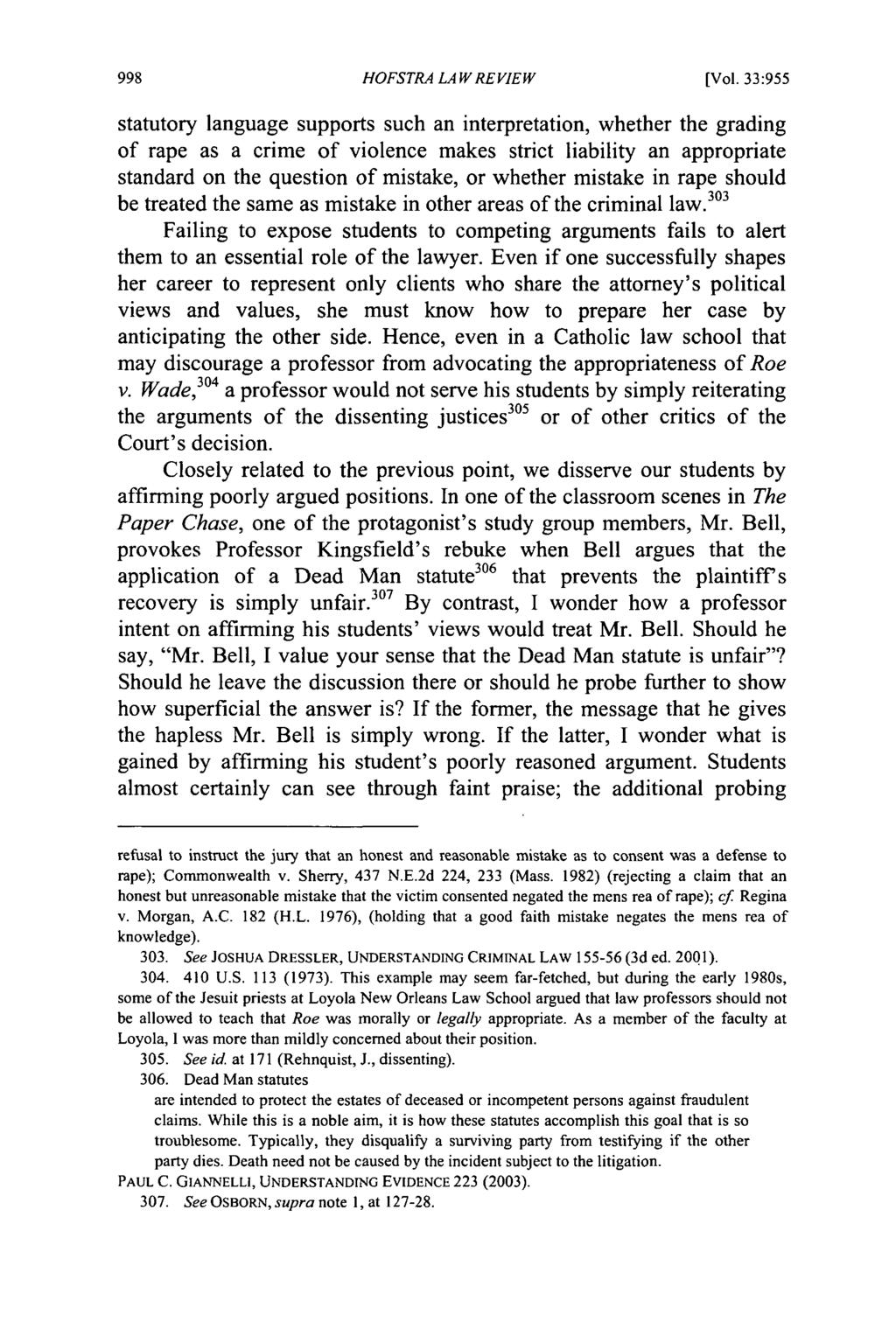 Hofstra Law Review, Vol. 33, Iss. 3 [2005], Art. 4 HOFSTRA LA WRE VIEW [Vol.