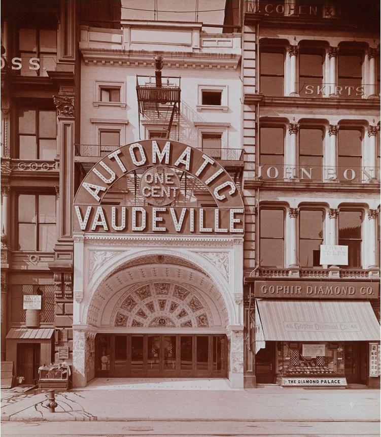 Vaudeville, the common-man s entertainment, came first and has a history dating back to the early 1880s, over time developing regional and national circuits for professional and amateur performers.