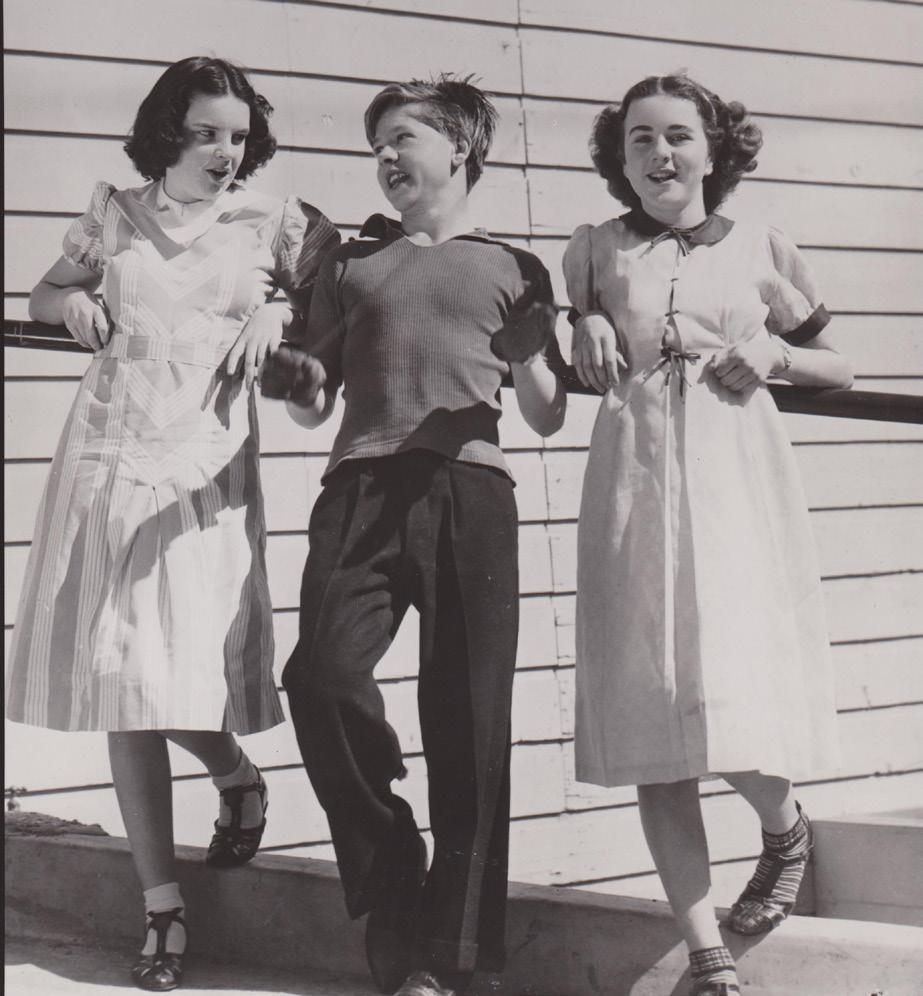 THE REAL CHARACTERS OF JUDY GARLAND'S HOLLYWOOD Judy Garland and Mickey Rooney in Love Finds Andy Hardy (1938). Judy Garland, Mickey Rooney and Deanna Durbin. Courtesy of The John Fricke Collection.
