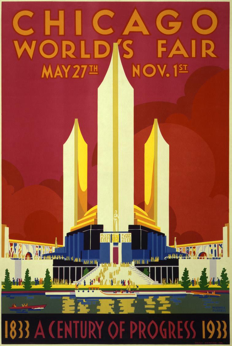 SCIENCE FINDS, INDUSTRY APPLIES, MAN CONFORMS CLICK HERE to watch a technicolor short about the Chicago World's Fair https://www.youtube.com/ watch?