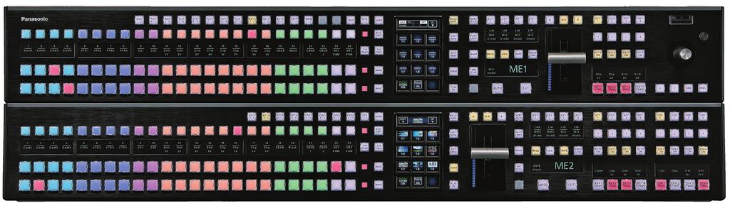 Operability Enhanced with Ergonomically Designed Panels Large and easy-to-use touch panel Menu Panel AV-HS60CG 0.-type(56.