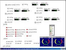 Development of a GUI-Based RETRAN Running Environment (Cont'd) - Panel mimic - shows the trip information, valve positions using LED indicators, and break flows and sizes through digital meters (Fig.
