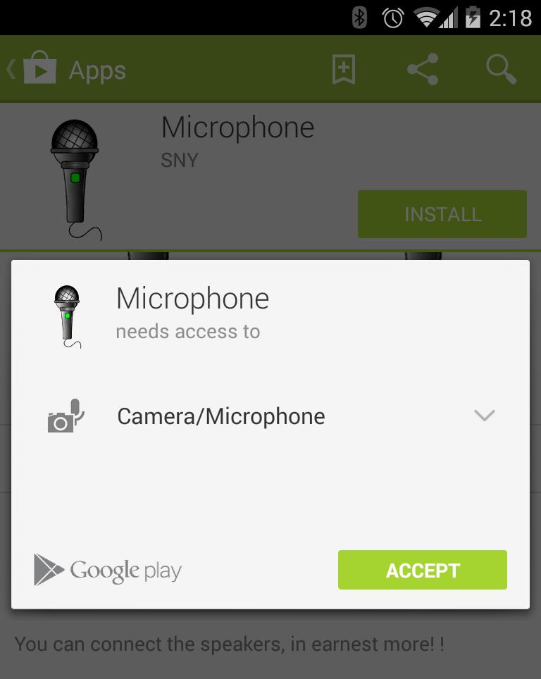 MICROPHONE ACCESS