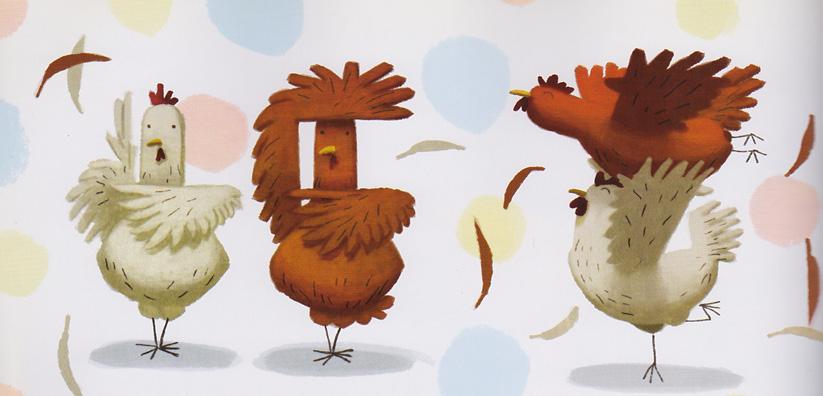 What Happens in Chicken Dance? ArtsPower s Chicken Dance is a musical based on the book written by Tammi Sauer and illustrated by Dan Santat. It was published by Sterling Publishers in 2009.