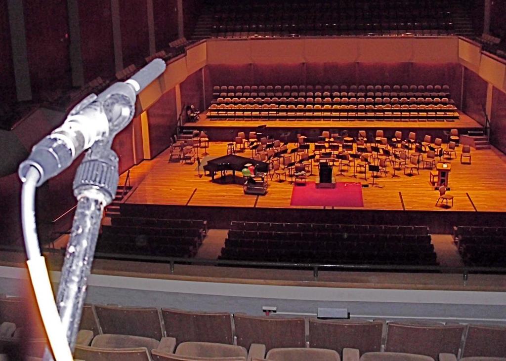 Aleweidat 4 Figure 4: Balcony Microphone (Center) and View of Balloons and Gear on Stage.