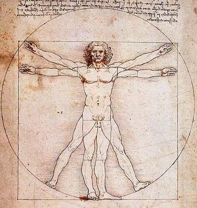 Body Da Vinci Vitruvian Man 1.