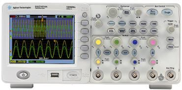 inputs Oscilloscope for excercises (DSO1004) Horizontal scale (time base -