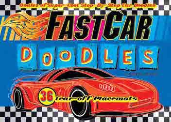 Eac car-temed placemat leads kids troug a step-by-step creation of a classic, fast-andfurious, or crazy-cool car Kids wo migt tink tey can t draw can get to te finis line wen all tey ave to do is