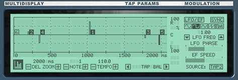 Adjusting Parameters in the PARAMS Graph Perhaps the most useful feature of the PARAMS section is that not only does it offer a graphic representation a given parameter across all Taps, but you can