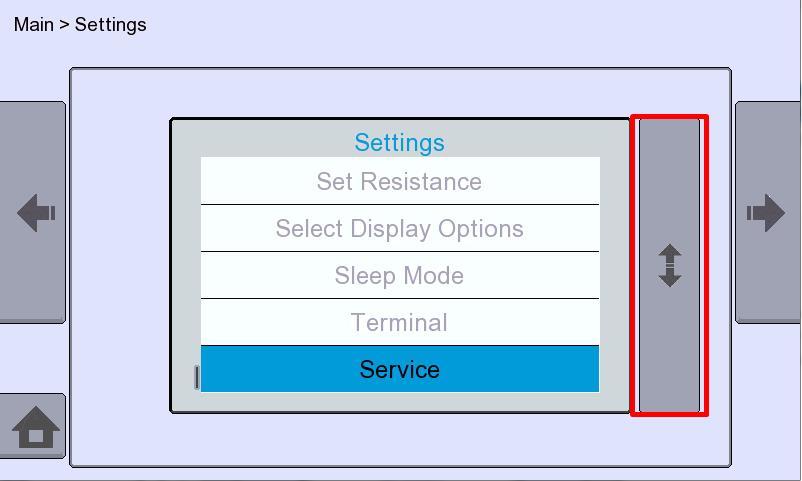 scroll button and select "Terminal".