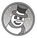 Snowman 7 In walking time Words by Steina Stratton Music by Snow- man, snow- man, you re such fun! Glad you came to - day.
