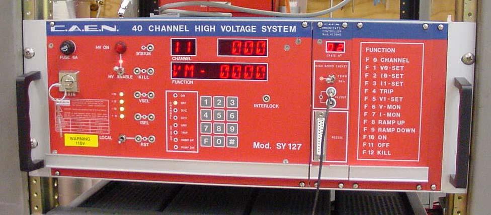 Electronics High voltage system: -20 kv module, 2 channels available -2 kv module, 4