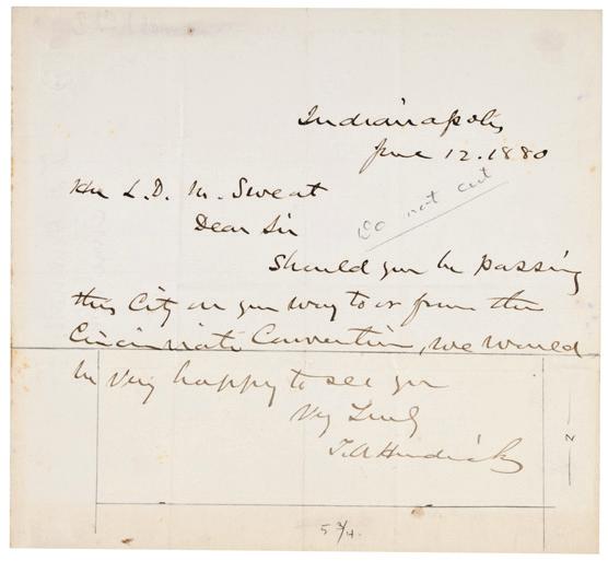 A. Hendricks, 2.5 x.5 signature, overall 1 page 7.
