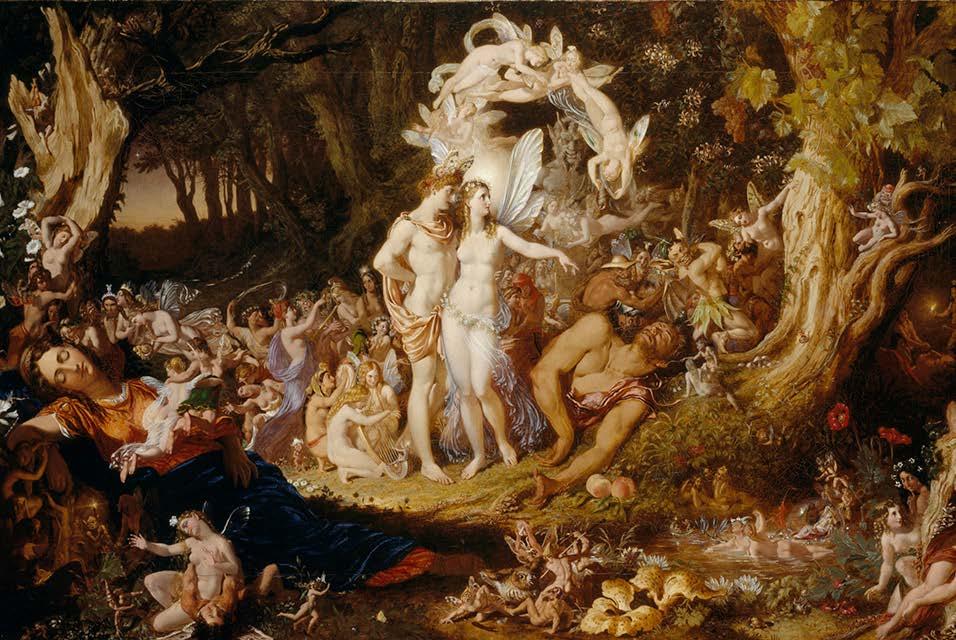 the fairies. Pan is often associated with fertility and the spring. Interestingly, Ancient Greeks considered Pan to also be the god of theatrical criticism.