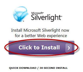Installing Silverlight