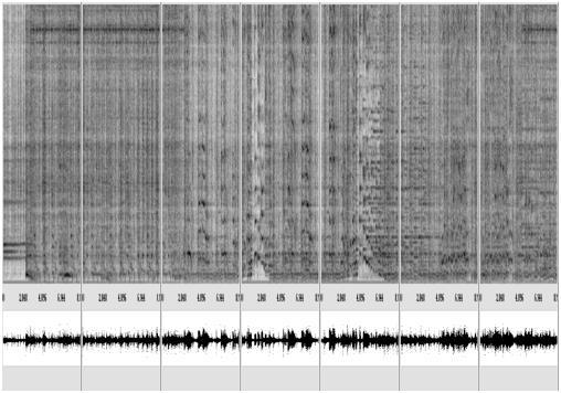 Gary W. Don and James S. Walker 9 Figure 4. Spectrogram of passage from Buenos Aires (frequency scale 0 to 4000 Hz, linearly scaled). something new, a discussion of rhythmic aspects of the music.