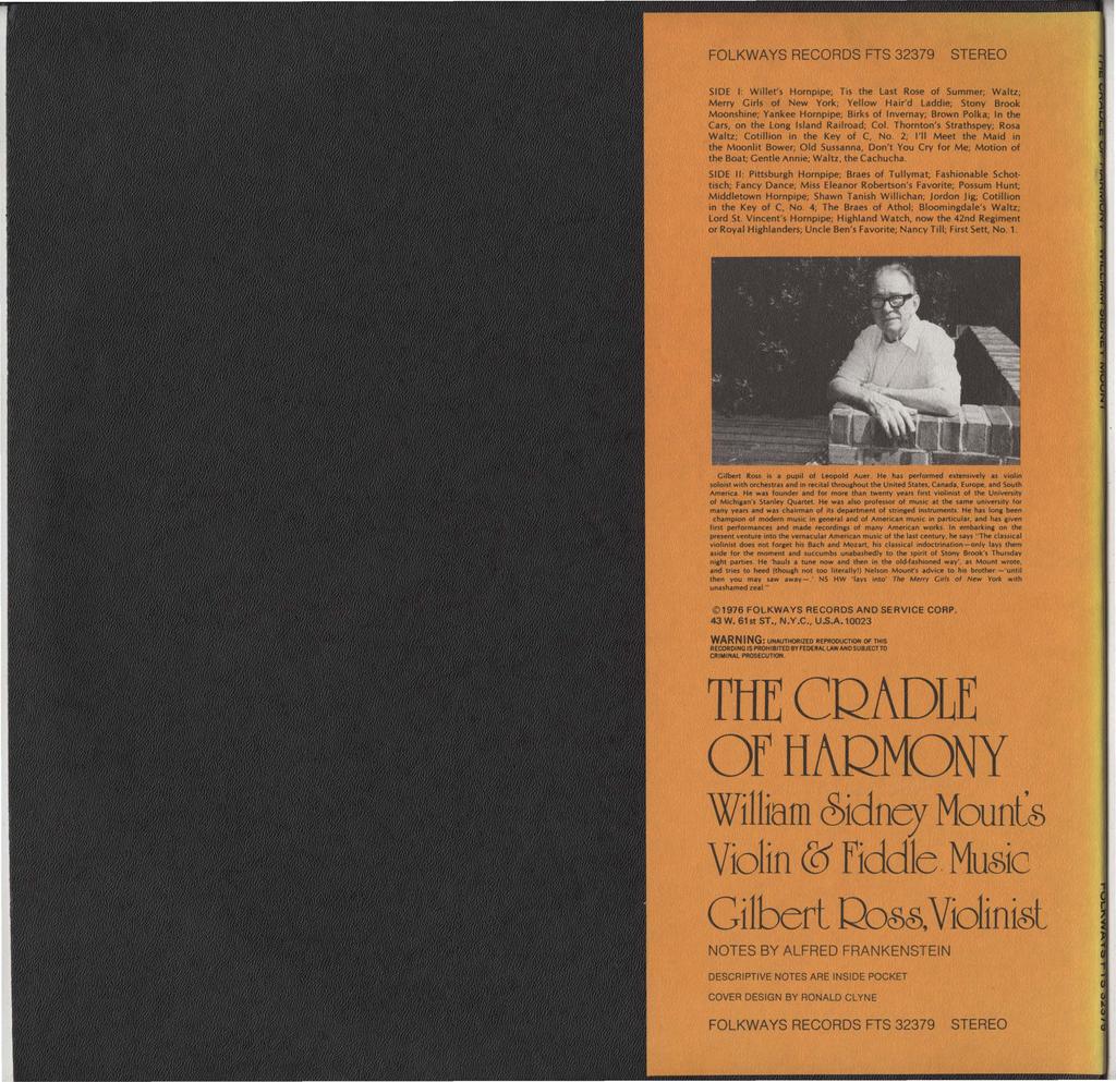 FOLKWAYS RECORDS FTS 32379 STEREO SIDE I.