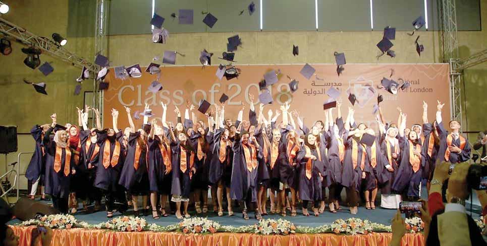 16 GULF TIMES Monday, July 9, 2018 ISL Qatar celebrates graduation of Class 2018 GRADUATION: The graduating students.