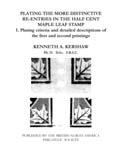 66 New book releases from BNAPS S INCE January 1, 2006 the BNAPS Book Department has released four new books and taken on the distribution of several others. 1. Plating The More Distinctive Reentries In The Half Cent Maple Leaf Stamp I.