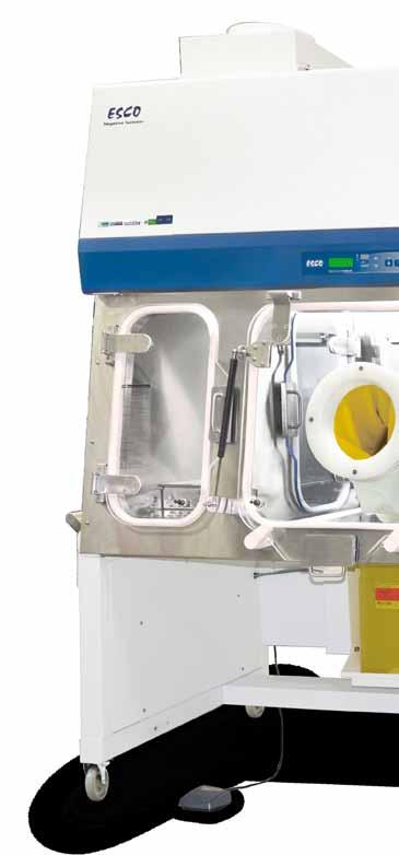 Isoclean Healthcare Platform Isolator (HPI-G3) with no filter below workstation Inbuilt dampers to allow pressure testing without having to use cover plates, tape & silicone Centrifugal, direct-drive
