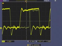 A look at the waveform in Figure 2 illustrates the oscilloscope s strengths.