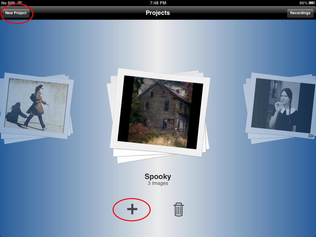 Program music project overview In groups, put together a Spooky Music project: Choose 3 images from a set of provided images Write a spooky story that links the images together Create some spooky