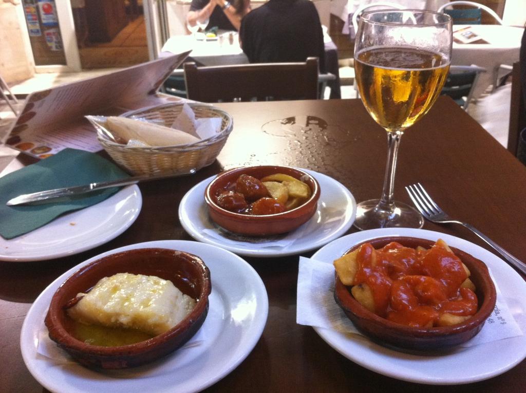 Of course, no trip to Spain would be complete without some tapas.