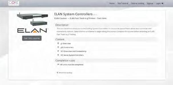 receive an ELAN completion certificate.
