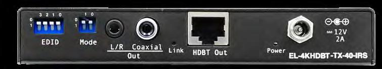 Optical Digital, and analogue L/R audio outputs (2CH PCM Only) SPECIFICATIONS Video Input Connectors Video Output Connectors Audio Input Connectors Ethernet port RS-232 serial port IR Input ports IR