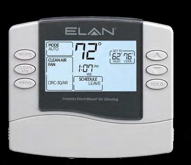 EL-TSTAT-8810 Wi-Fi Thermostat EL-TSTAT-8810 Simplicity in Comfort and Control.