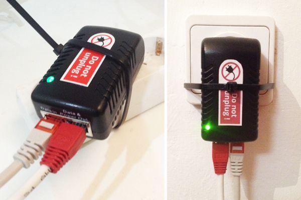 Connect the PoE transformer to a 220V power outlet. PROTECTION OF CONNECTIONS 7.