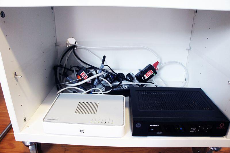Photo of router and