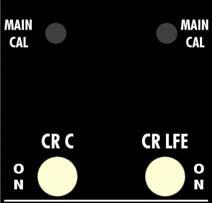 The Monitor Output section provides on/off switching and calibration for a 5.