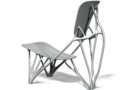 8. The design of this chair by Joris Laarman, is inspired by and based upon: a. the way steel rods are manufactured b. the way a logarithmic formula is applied c.