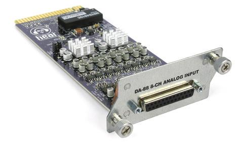 channels of simultaneous audio input and output with Dante-enabled equipment Network Card (8) RJ45 gigabit Ethernet ports for connecting PRO Mixers,
