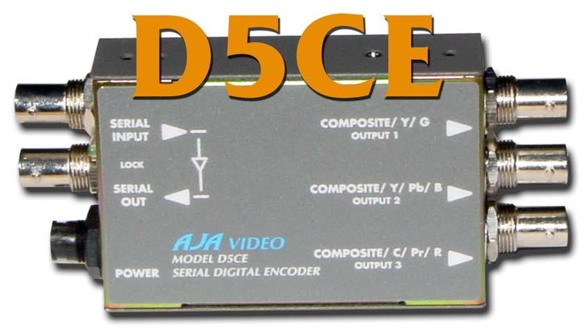 D5CE Serial Digital Encoder User Manual December 5, 2003 P/N 0635-00 Test Equipment Depot -