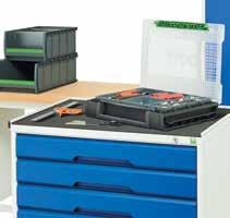 load. 100% Extension All drawers have 100% extension, roller bearing