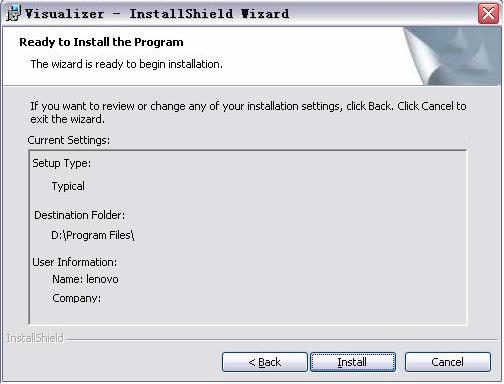 Click on "Install" to complete installation, as shown:
