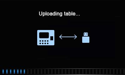 Select Upload Att. Setting Report then press OK. Uploading table Data upload succeed!