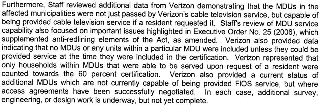 for the purpose of converting Verizon's FiOS validated residential address data to households capable of receiving FiOS service.
