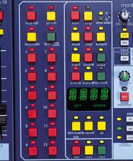 L3021 MASTER MODULE. AUTOMATION CENTRAL CONTROL SECTION. This section provides access to the automated features of the Legend and follows the same paradigm as the Heritage and XL4 consoles.