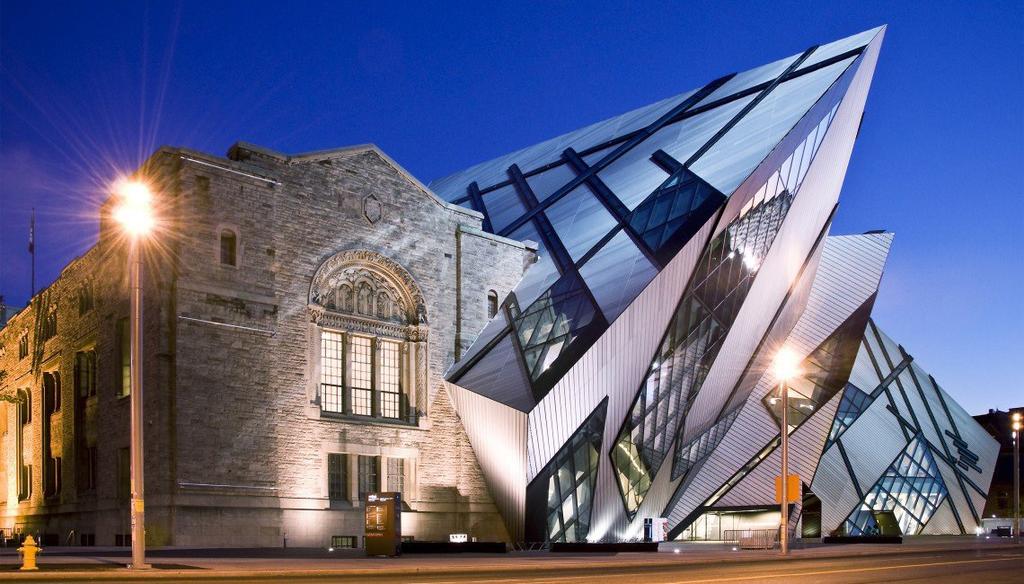 H E R I T A G E R E S P O N S E Daniel Libeskind: Royal Ontario Museum (Toronto, Canada) The additions to the Royal Ontario Museum is an example of a parasitic