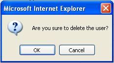 Figure 4-57 2. Delete Users In the User setting interface, click button under Operation for the user to be deleted.