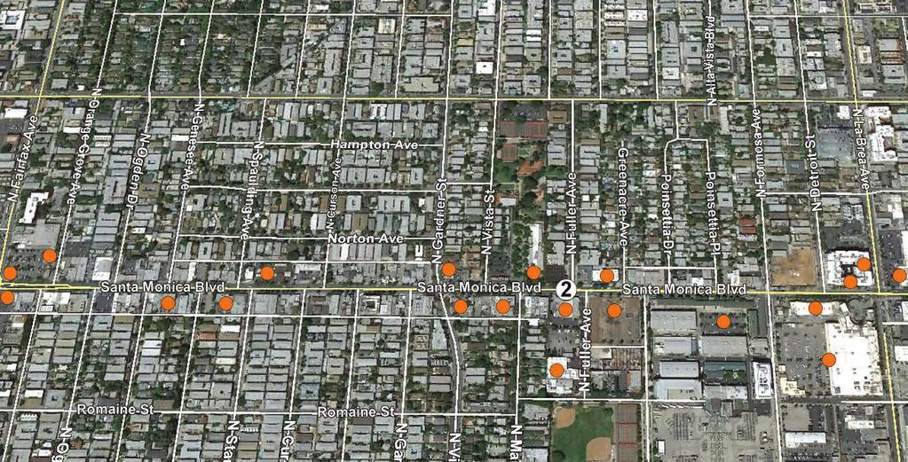 12 17 18 19 11 15 20 7 6 21 4 5 3 16 10 8 2 9 13 14 1 DOMAIN Aerial Map Santa Monica Boulevard Streetmap Legend Photo Date: 04/23/2014 # LOCATION 1 West Hollywood Gateway - Target, Best Buy,
